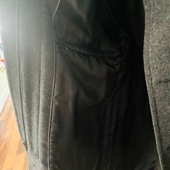 🧥NWOT🧥 Daniel Cremieux Signature Label Loro Piana Bib Wool Coat, M - Picture 9 of 12